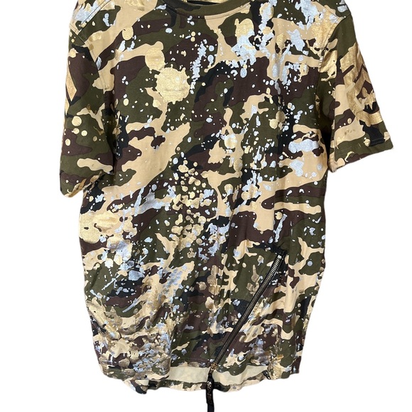 Smith & Graham side zippered t-shirt Size XL - Picture 3 of 7